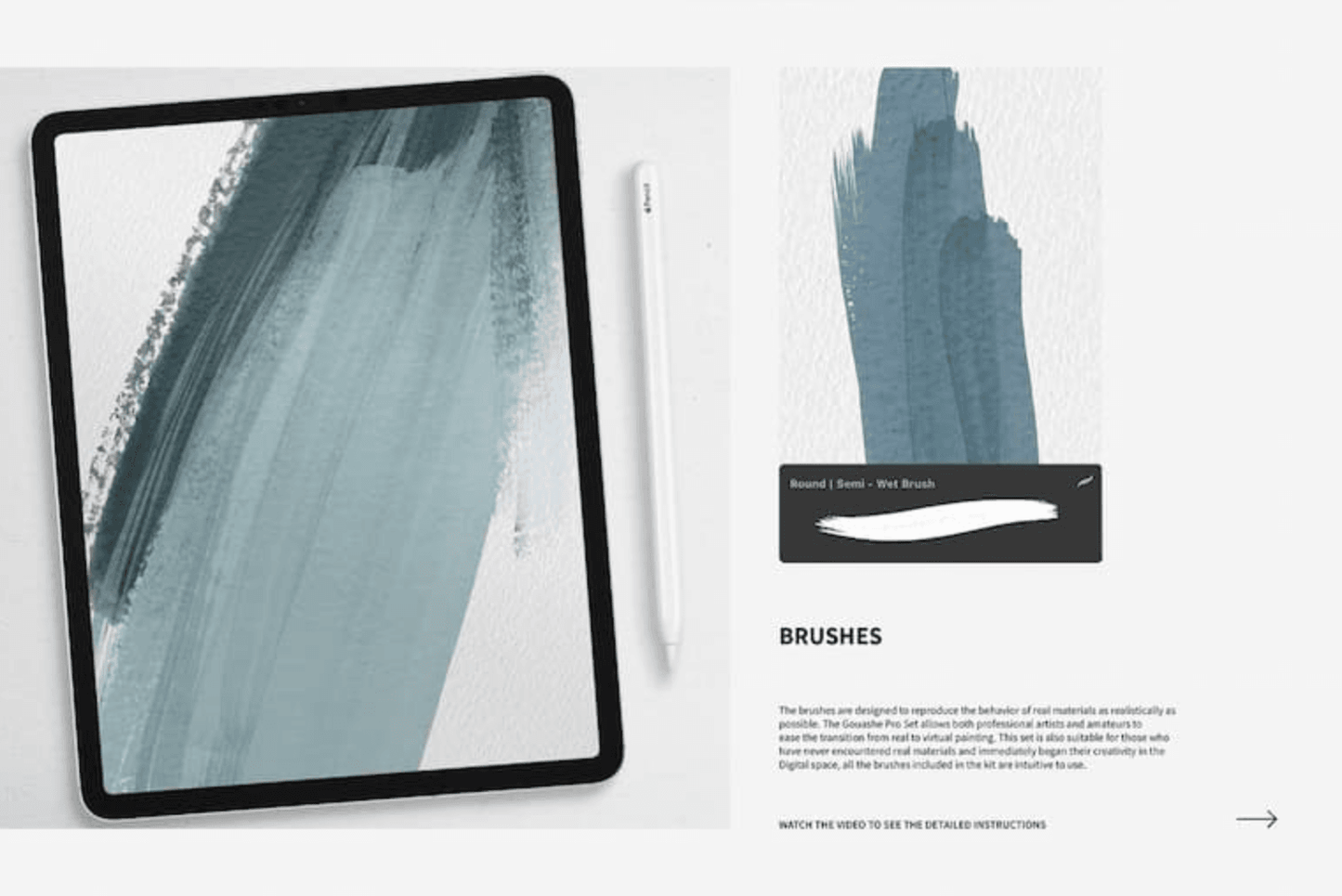 785 Professional Watercolor Brush - whaledesign