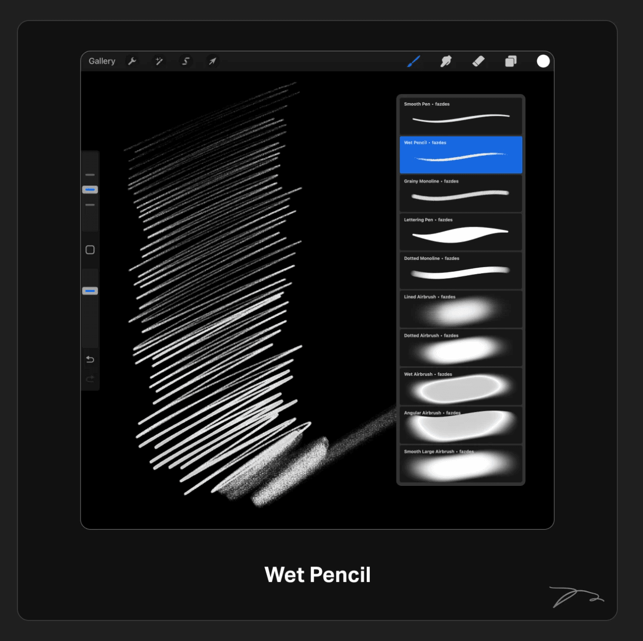 799 Selected Procreate Brushes - whaledesign
