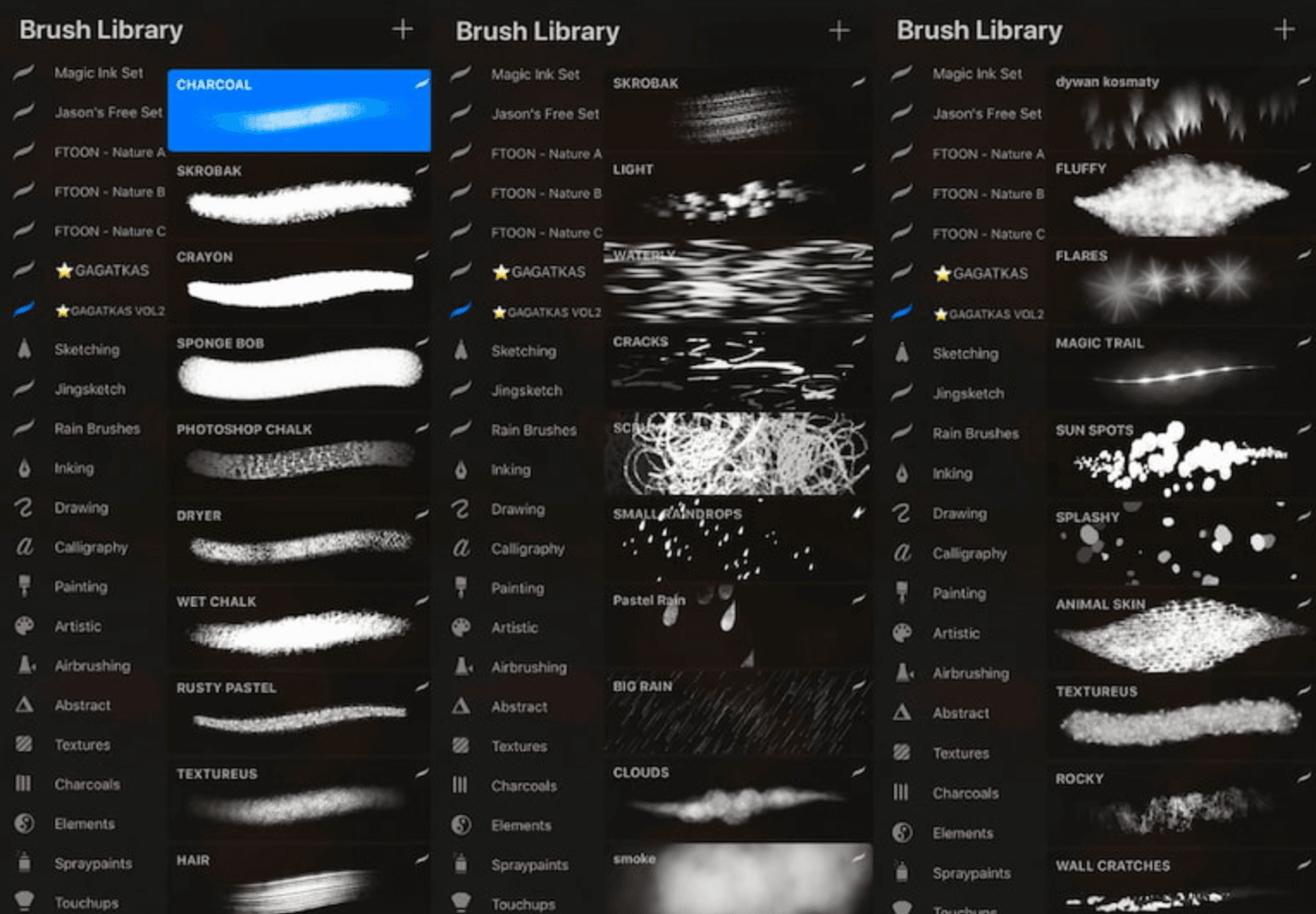 811 Gagatkas Brush Collection - whaledesign