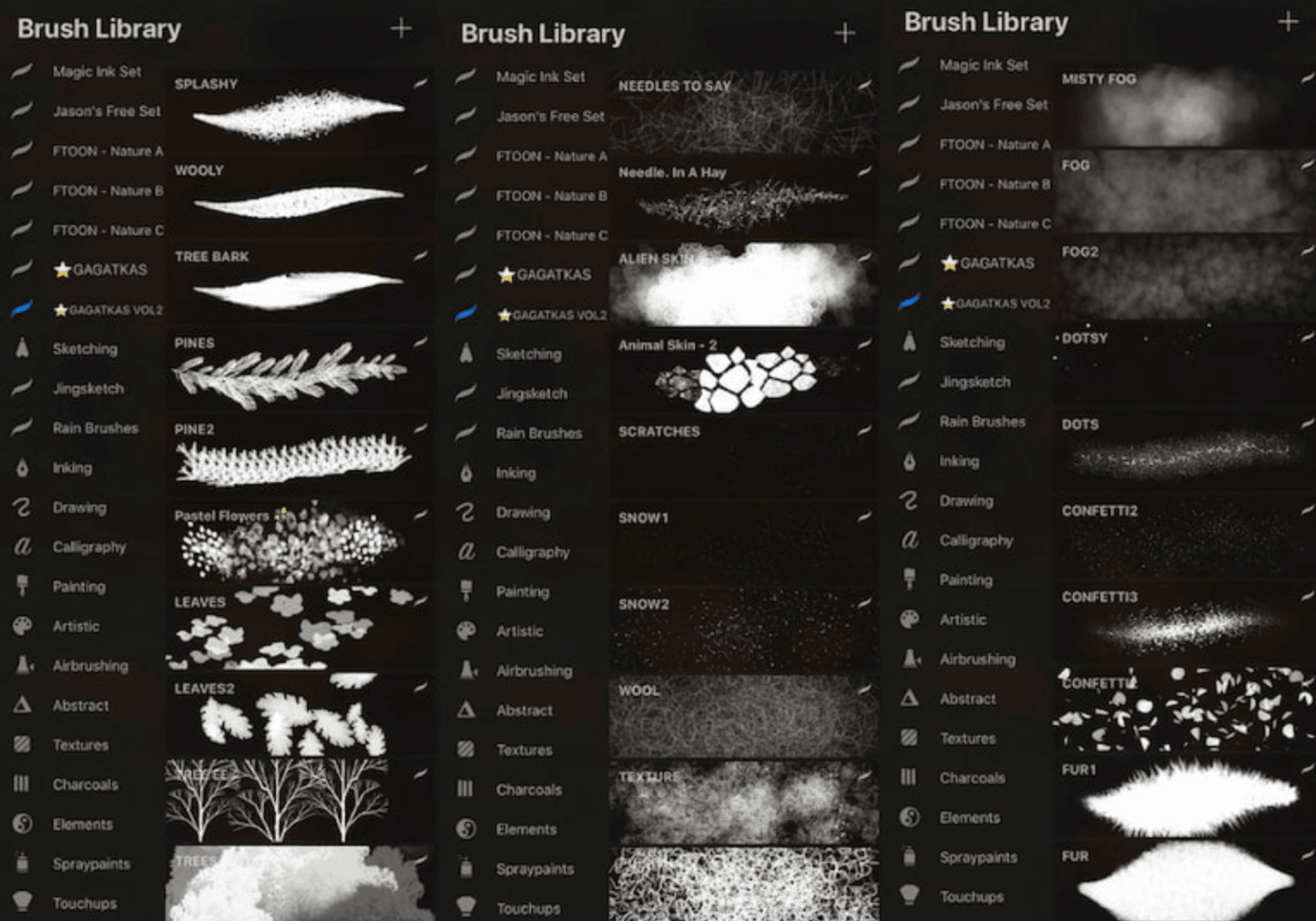 811 Gagatkas Brush Collection - whaledesign