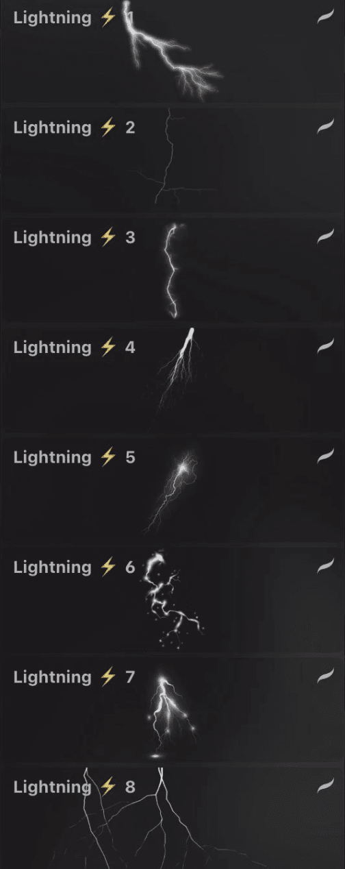934 Lightning Brush - Rolling Thunder in the Sky - whaledesign