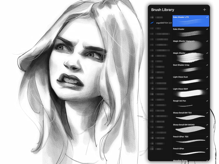 1073|🎨 MY HOTTEST PROCREATE SKETCH BRUSH PACK IS HERE! 🎨