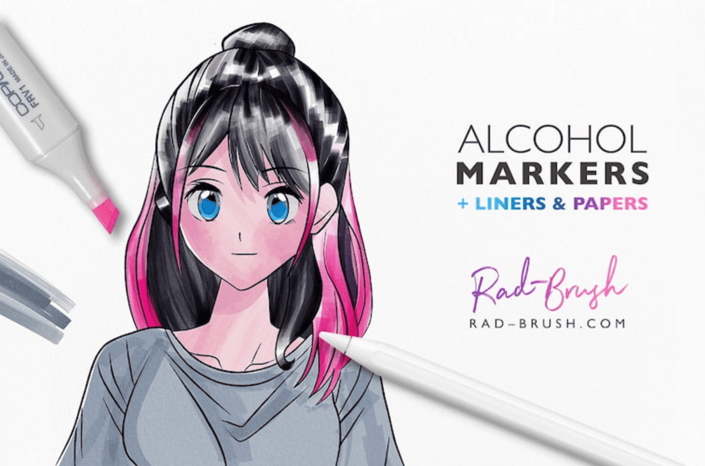 782 Procreate Alcohol-Based Marker and Textured Paper - whaledesign