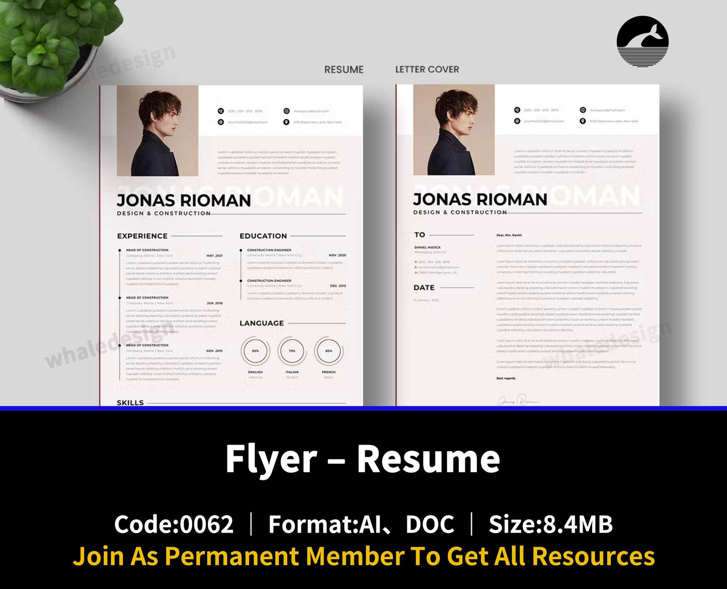62Flyer – Resume - whaledesign
