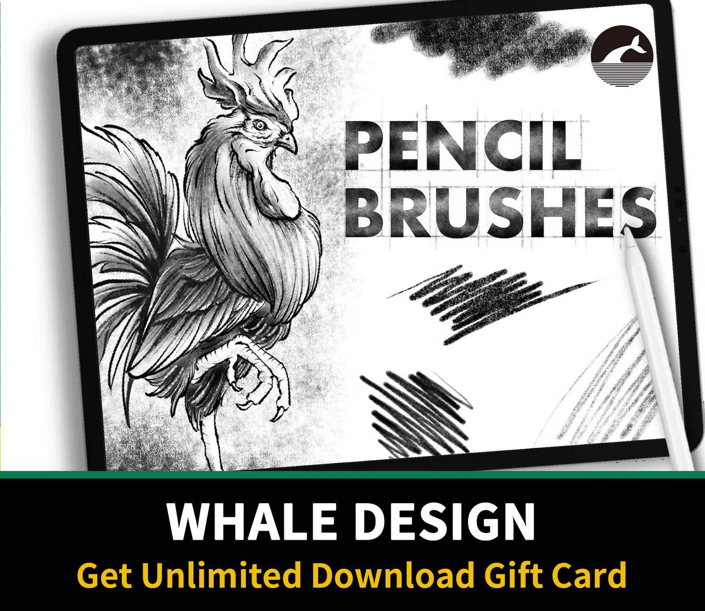 588 Pencil Brush Procretae #1 - whaledesign