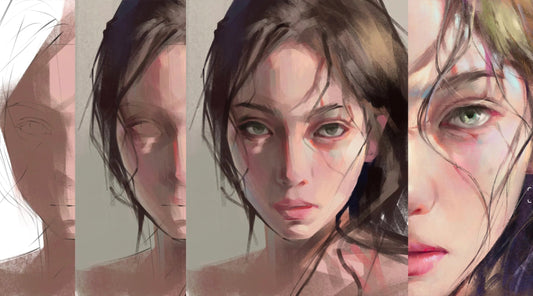 A beginner's tutorial on light and shadow painting in Photoshop/Procreate