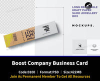 100Long Rectangle Drawer Box Mockups - whaledesign