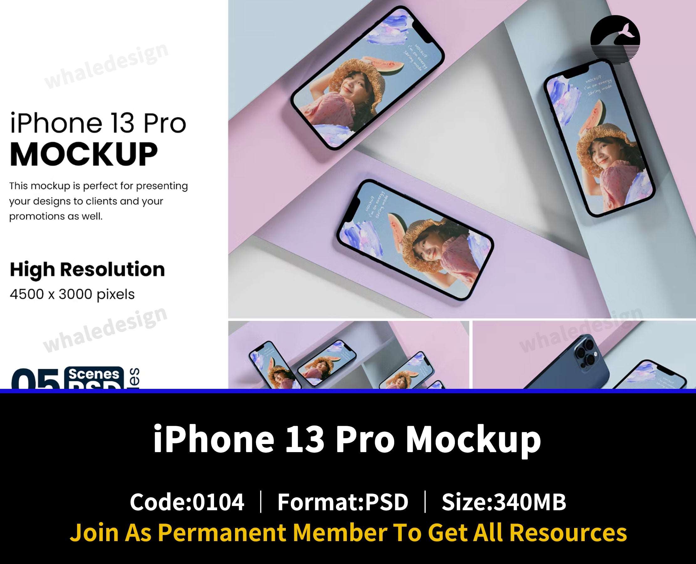 104iPhone 13 Pro Mockup