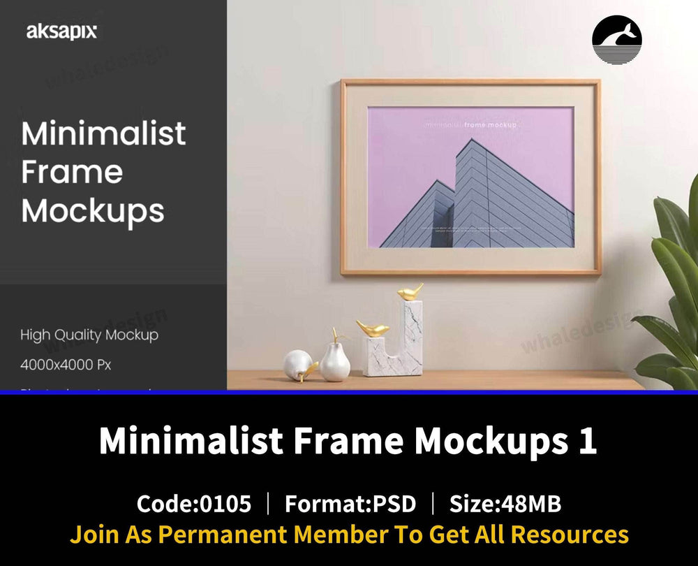 105Minimalist Frame Mockups 1 - whaledesign