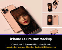108iPhone 14 Pro Max Mockup - whaledesign