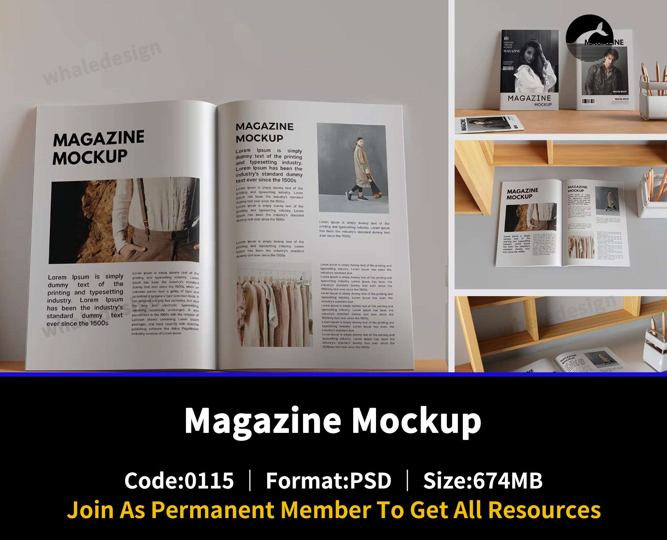 115Magazine Mockup