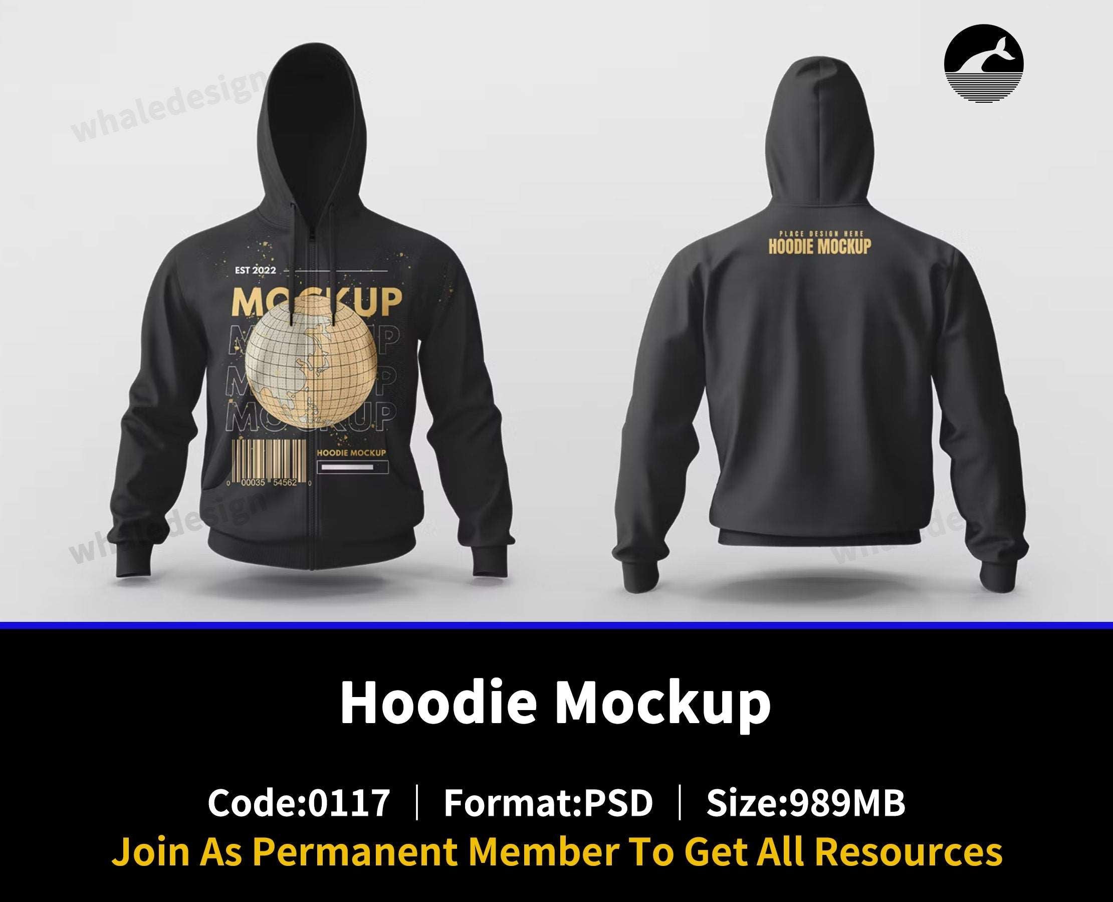 117Hoodie Mockup