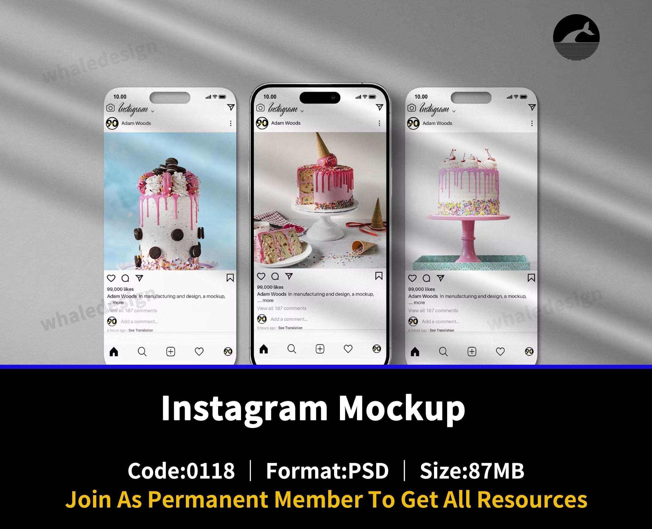 118Instagram Mockup