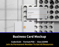 126Business Card Mockup - whaledesign