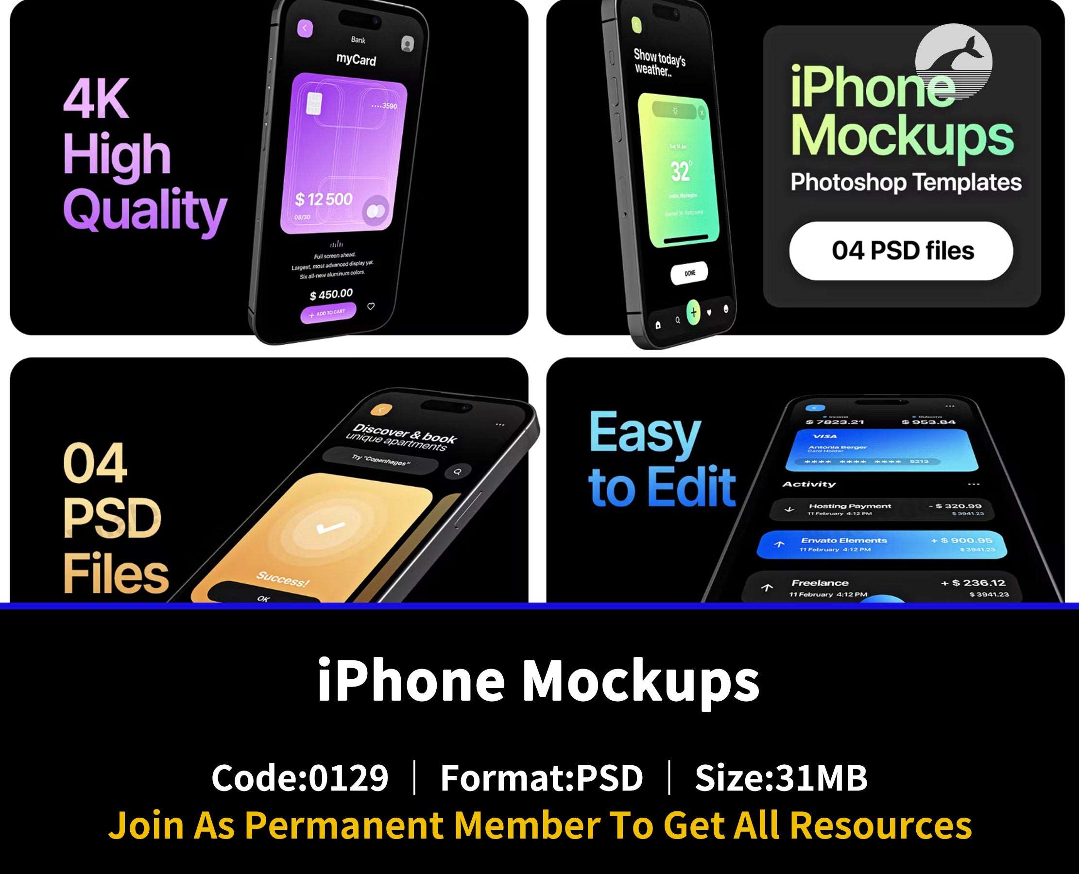 129iPhone Mockups