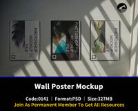 141Wall Poster Mockup - whaledesign