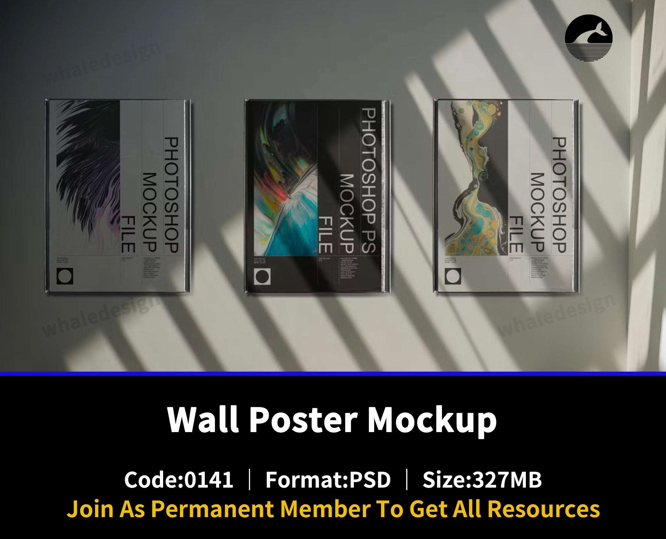 141Wall Poster Mockup