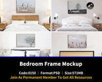 150Bedroom Frame Mockup - whaledesign