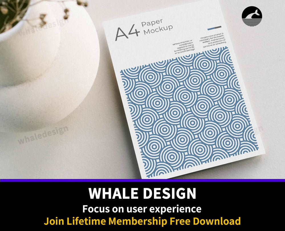 151A4 Paper Mockup v4 - whaledesign