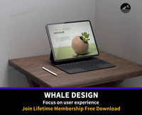 152Tablet Screen Mockups - whaledesign