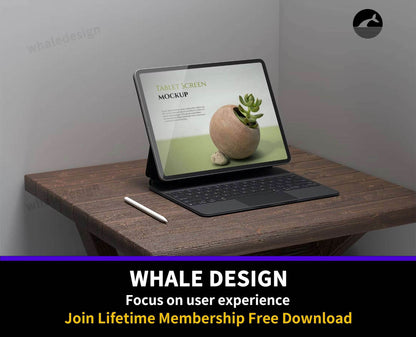 152Tablet Screen Mockups - whaledesign