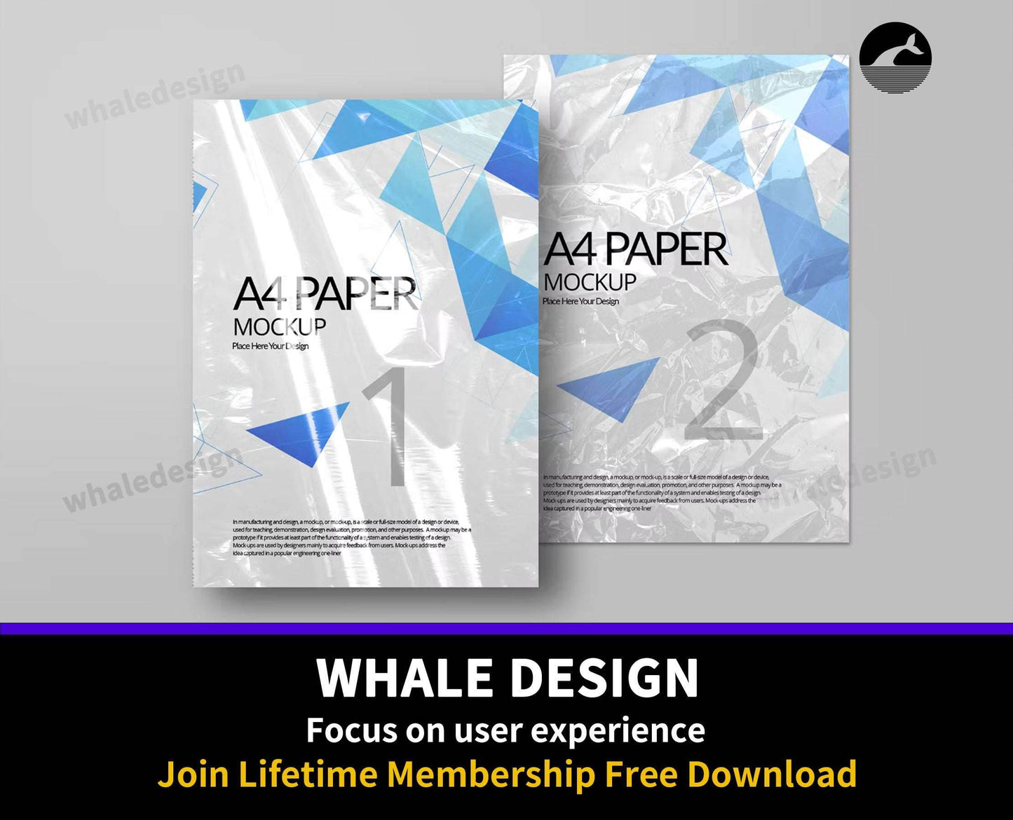 172A4 Paper Mockup v4 - whaledesign