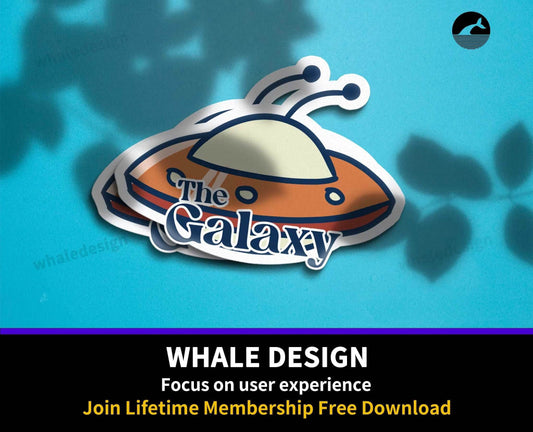 183Flexible shape Sticker mockup - whaledesign