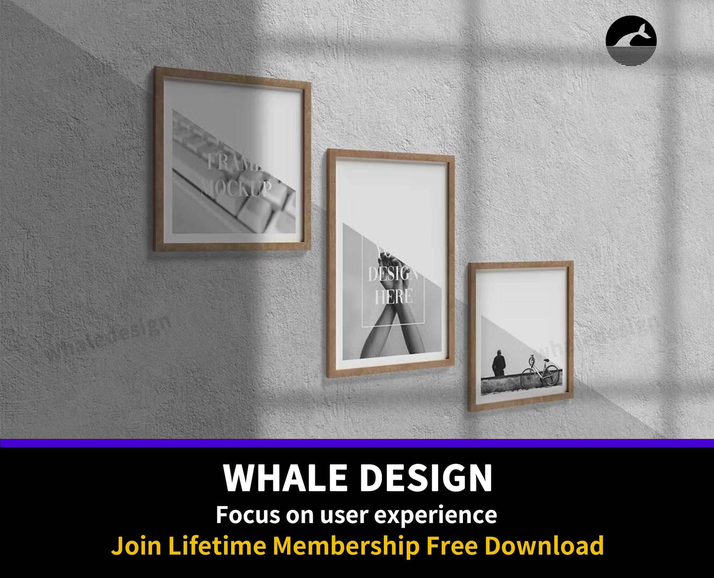 206Wall Frame Mockup - whaledesign