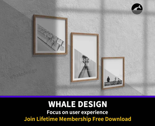 206Wall Frame Mockup - whaledesign