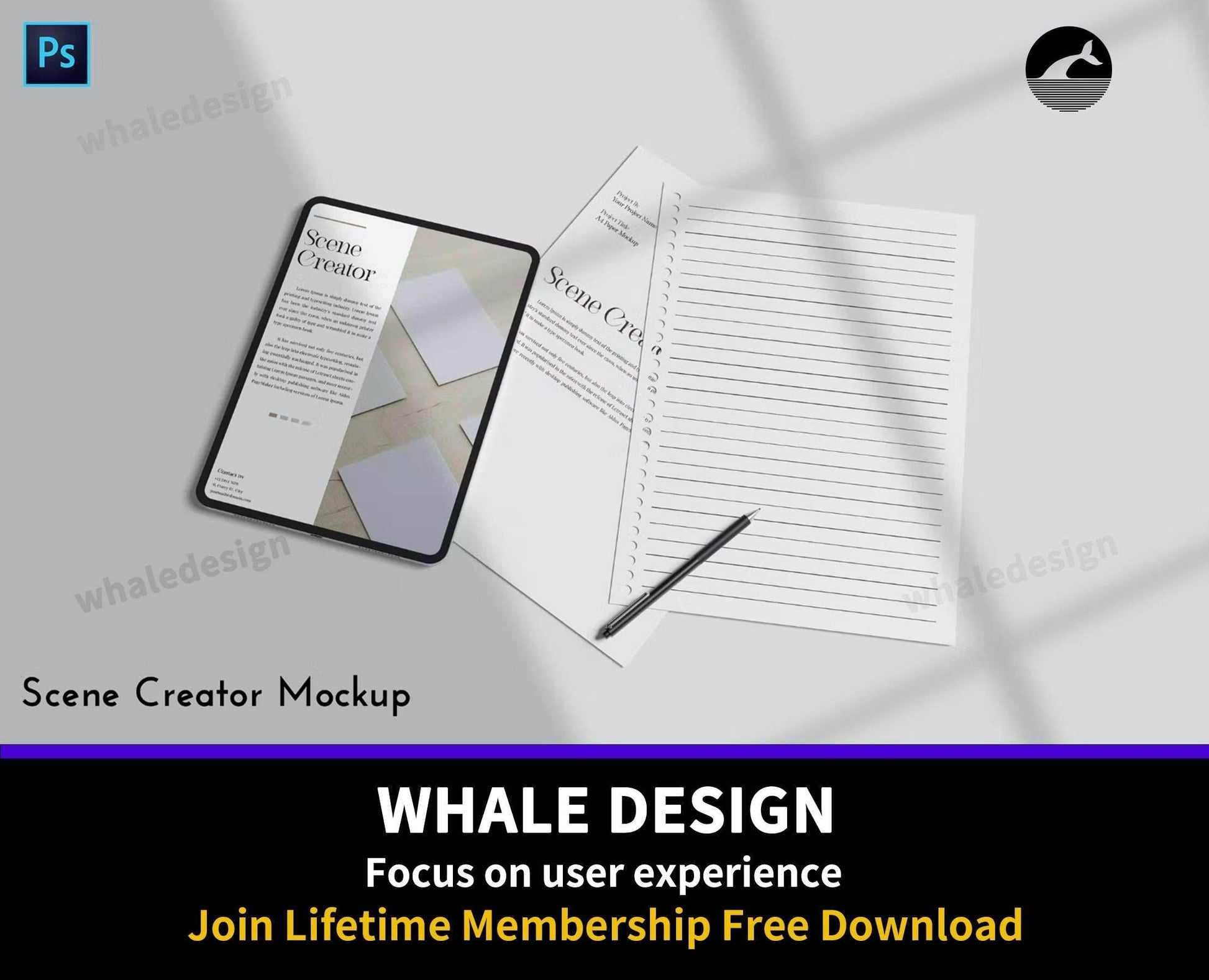 215Scene Creator Mockup - whaledesign