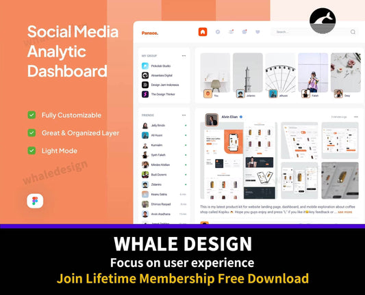 224Pansos - Social Media Analytic Dashboard - whaledesign