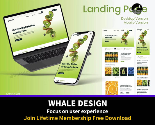 225Food Landing Page - whaledesign