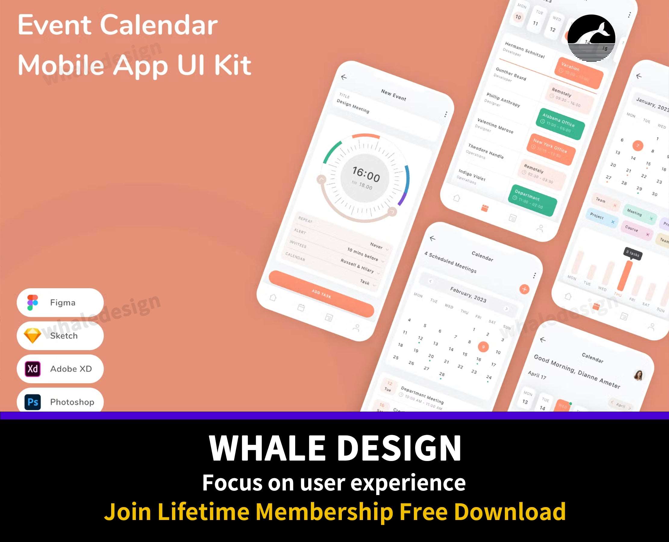 231Event Calendar Mobile App UI Kit