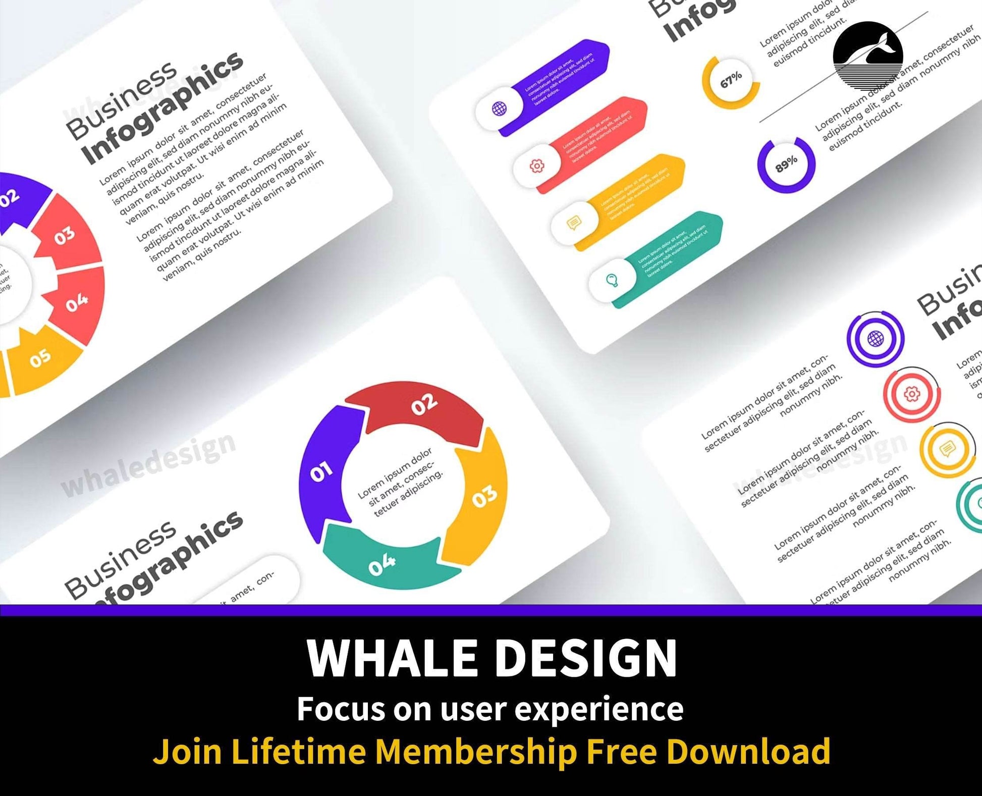234Progress Business Infographics - whaledesign