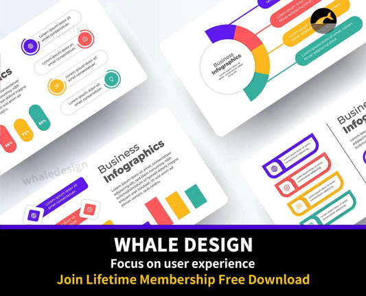 236Colorful Elegant Infographics - whaledesign