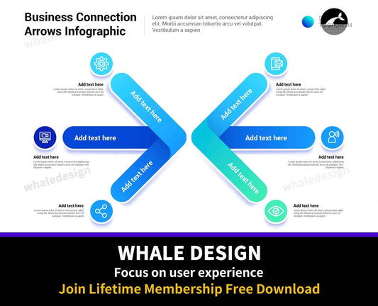 239Connection Arrow Infographic - whaledesign