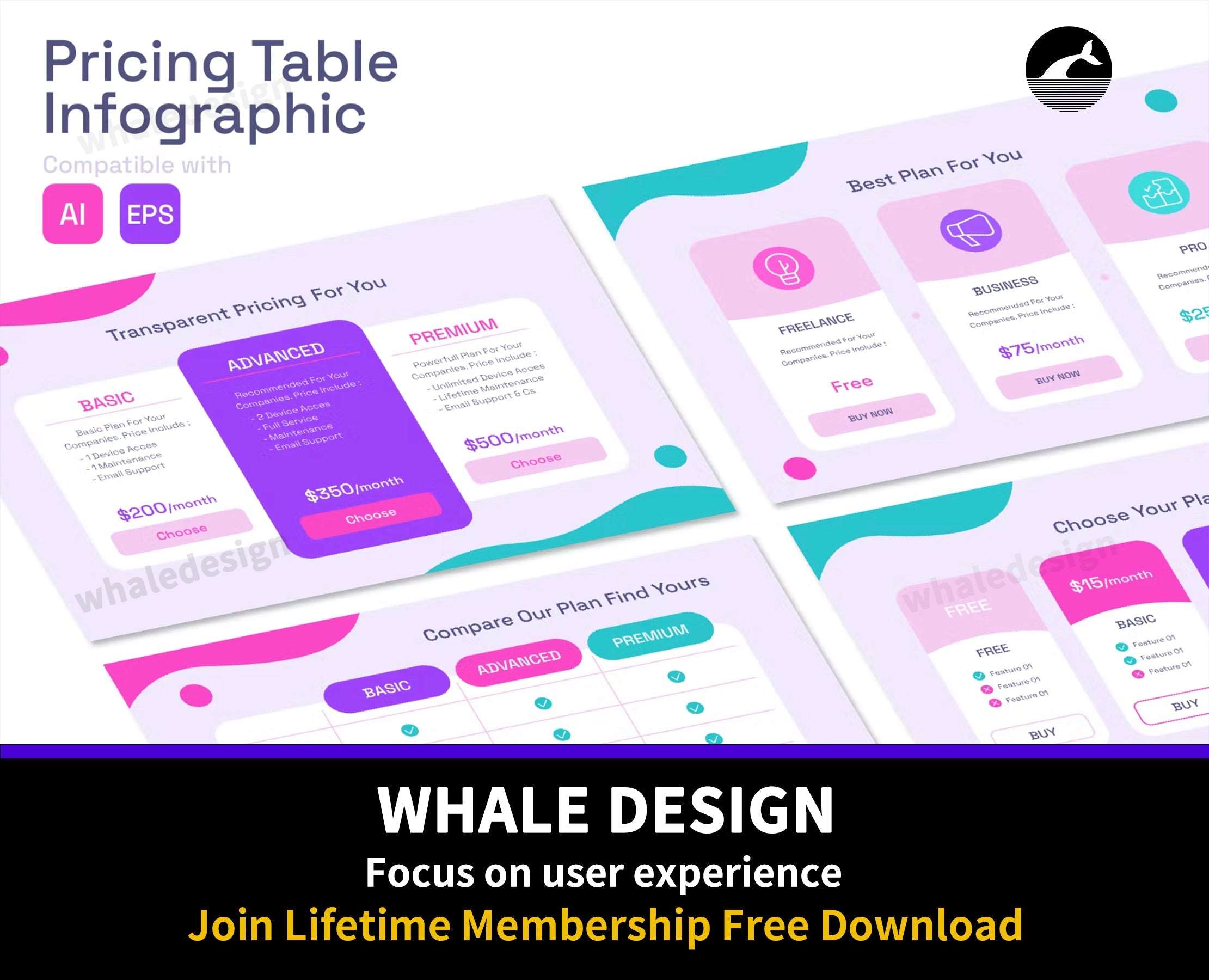 243Pricing Table Infographic