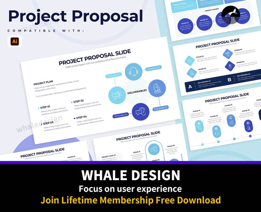247Business Project Proposal Illustrator Infographics - whaledesign