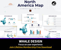 253North America Map Illustrator Infographics - whaledesign