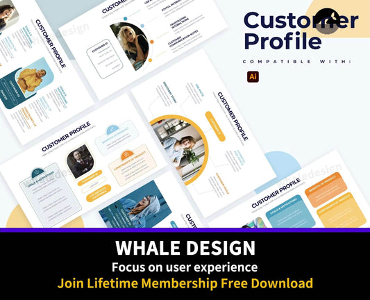 254Business Customer Profile Illustrator Infographics - whaledesign