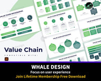 256Business Value Chain Illustrator Infographics - whaledesign