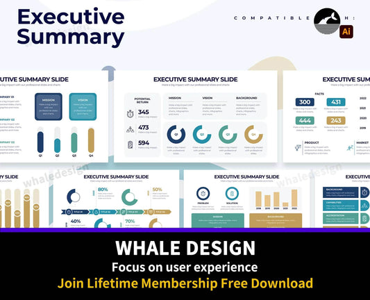 260Business Executive Summary Illustrator Infographic - whaledesign