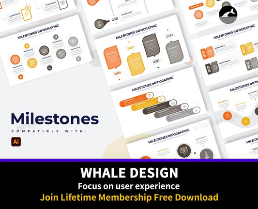 262Business Milestone Illustrator Infographics - whaledesign