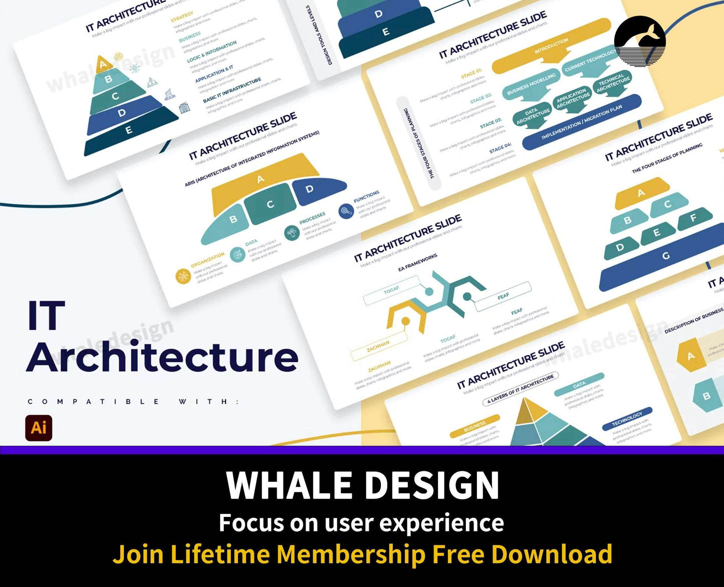 263Business IT Architecture Illustrator Infographics - whaledesign
