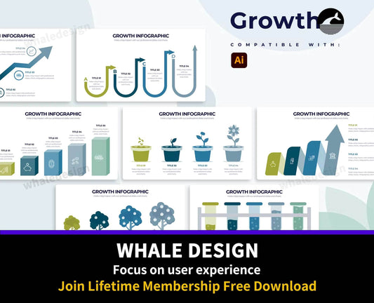 264Business Growth Illustrator Infographics - whaledesign