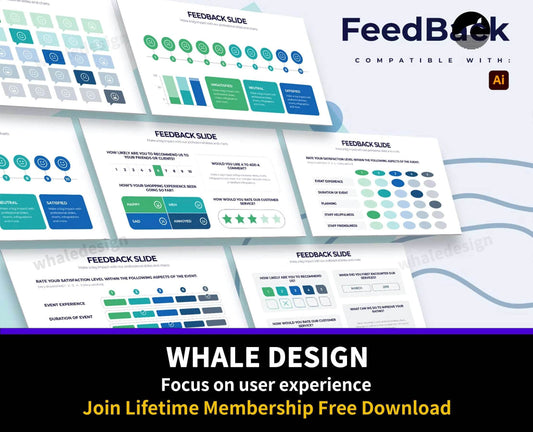 269Business Feedback Slides Illustrator Infographics - whaledesign
