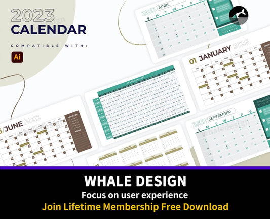 2752023 Calendar Slides Illustrator Infographics - whaledesign