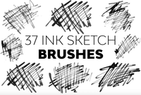 535 Ink Sketch Brushes - whaledesign