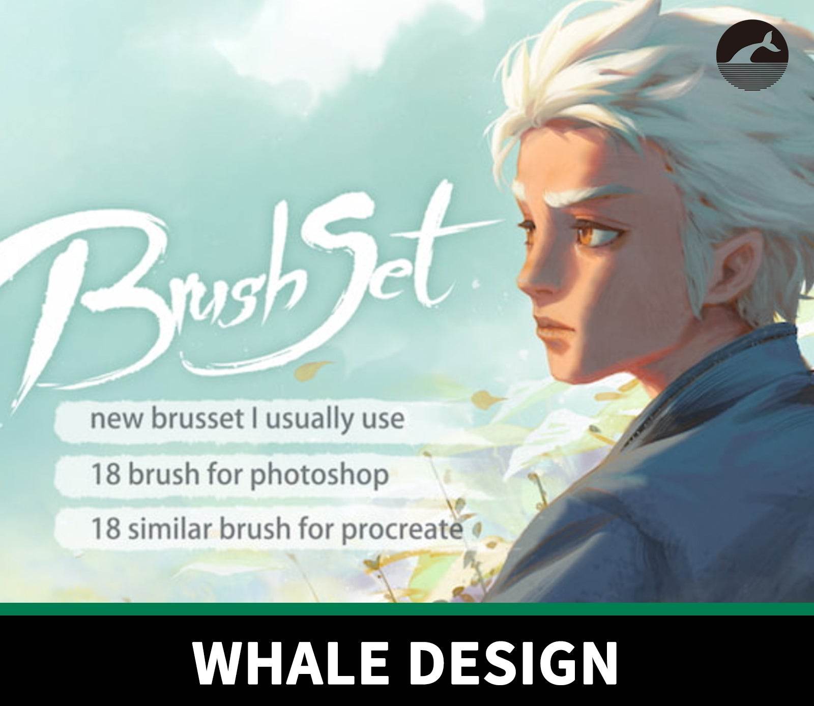714 Brush Set Three - whaledesign