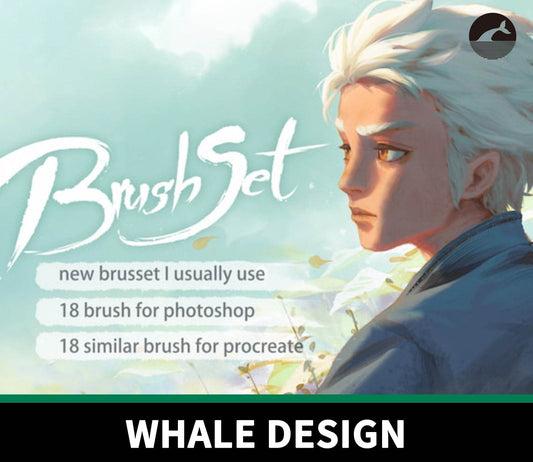 714 Brush Set Three - whaledesign